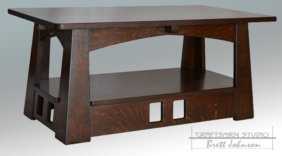 Limbert Inspired Coffee Table | Arts and Crafts Furniture