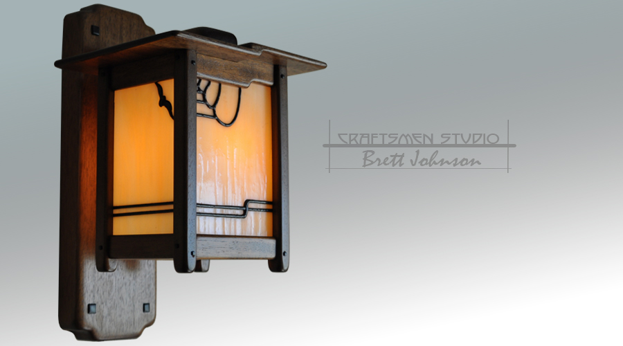 Greene and Greene Lighting | Wall Sconce Adapted from the Gamble House