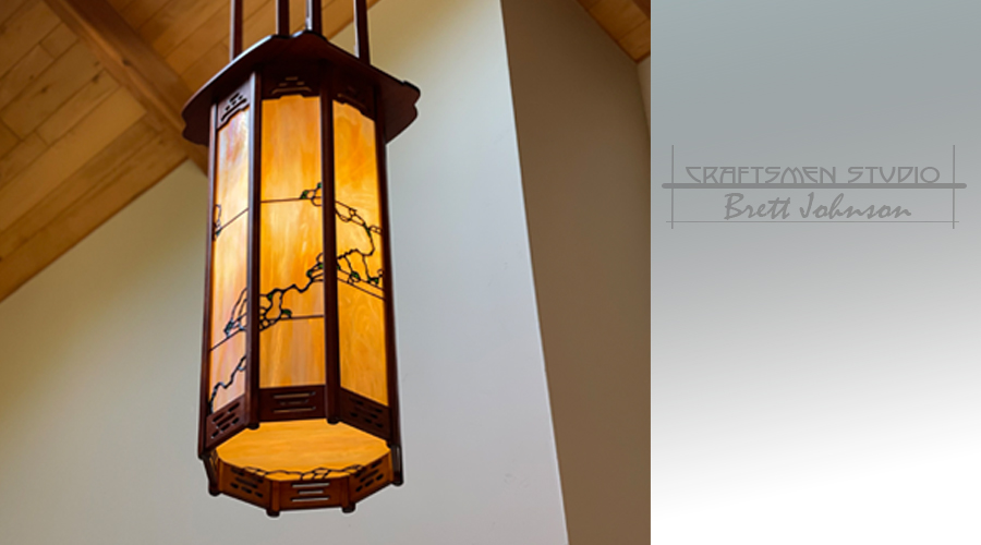 Greene and Greene Lighting | Hand Crafted Arts and Crafts Light Fixture