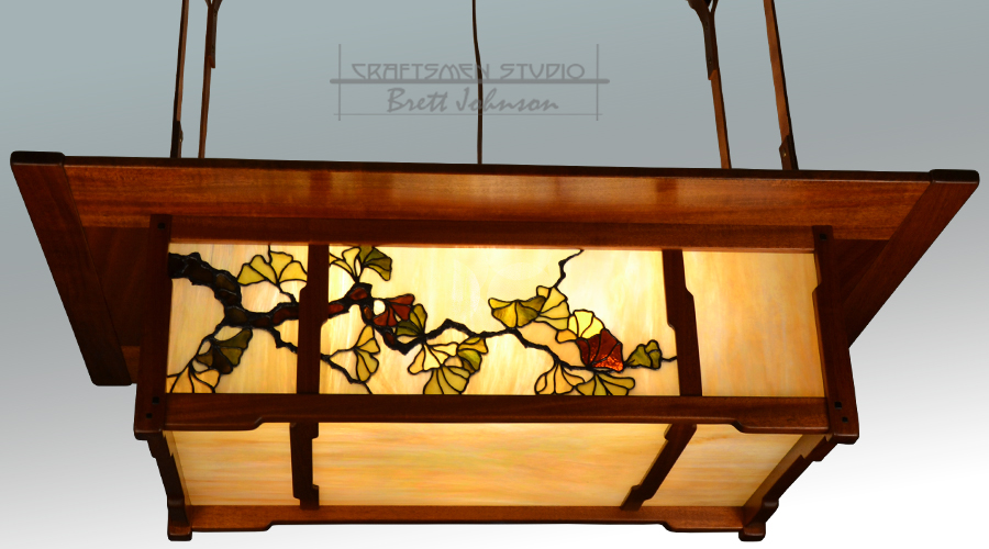 Greene and Greene Style Chandelier from Craftsmen Studio
