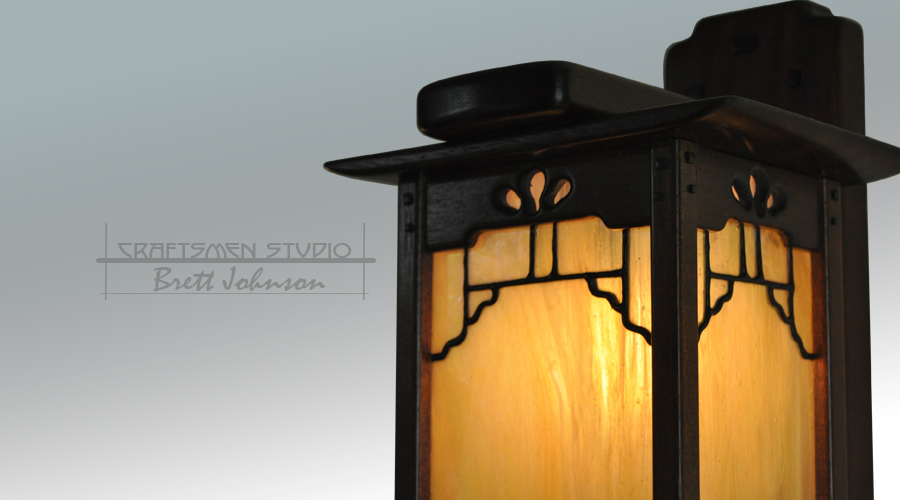 Greene and Greene Lighting | Hand Crafted Arts and Crafts Wall Sconce